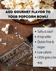 Salt And Vinegar Popcorn Seasoning - Tangy Salty Toppings