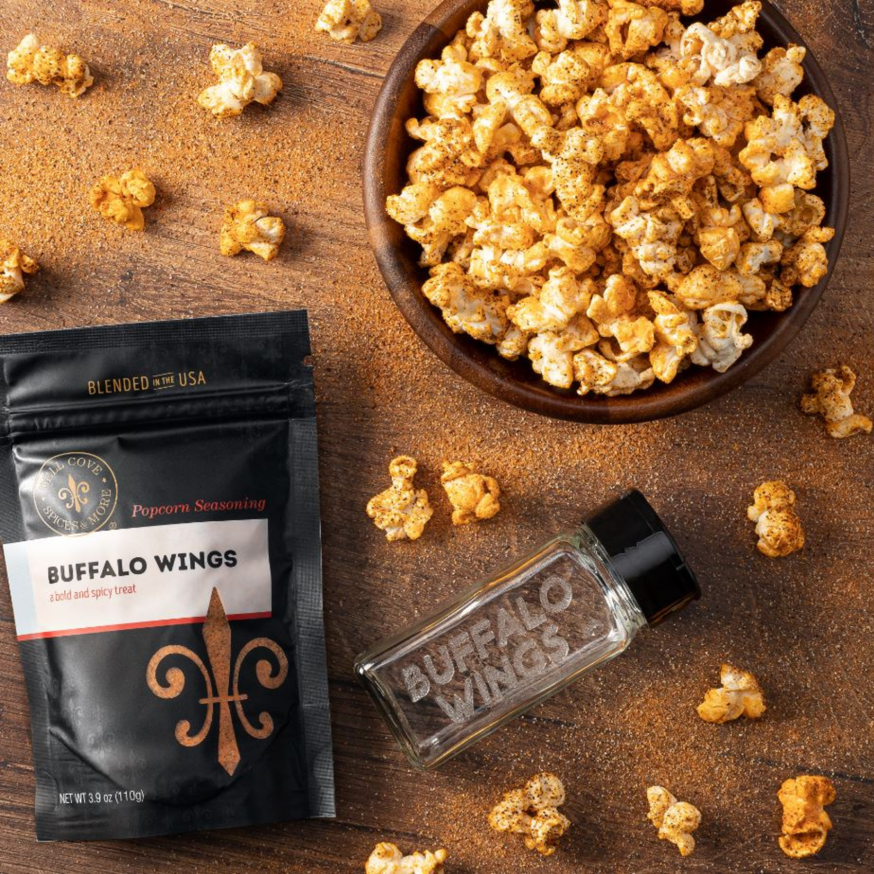 Buffalo Wings Popcorn Seasoning - Spicy Popcorn Flavor