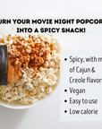 Spicy Cajun Popcorn Seasoning - NOLA New Orleans Louisiana