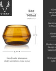 Tequila Copita Glass - Amber