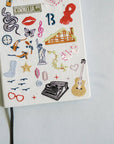 Embroidered Taylor Swift Hardcover Notebook