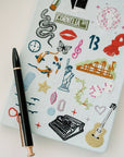 Embroidered Taylor Swift Hardcover Notebook