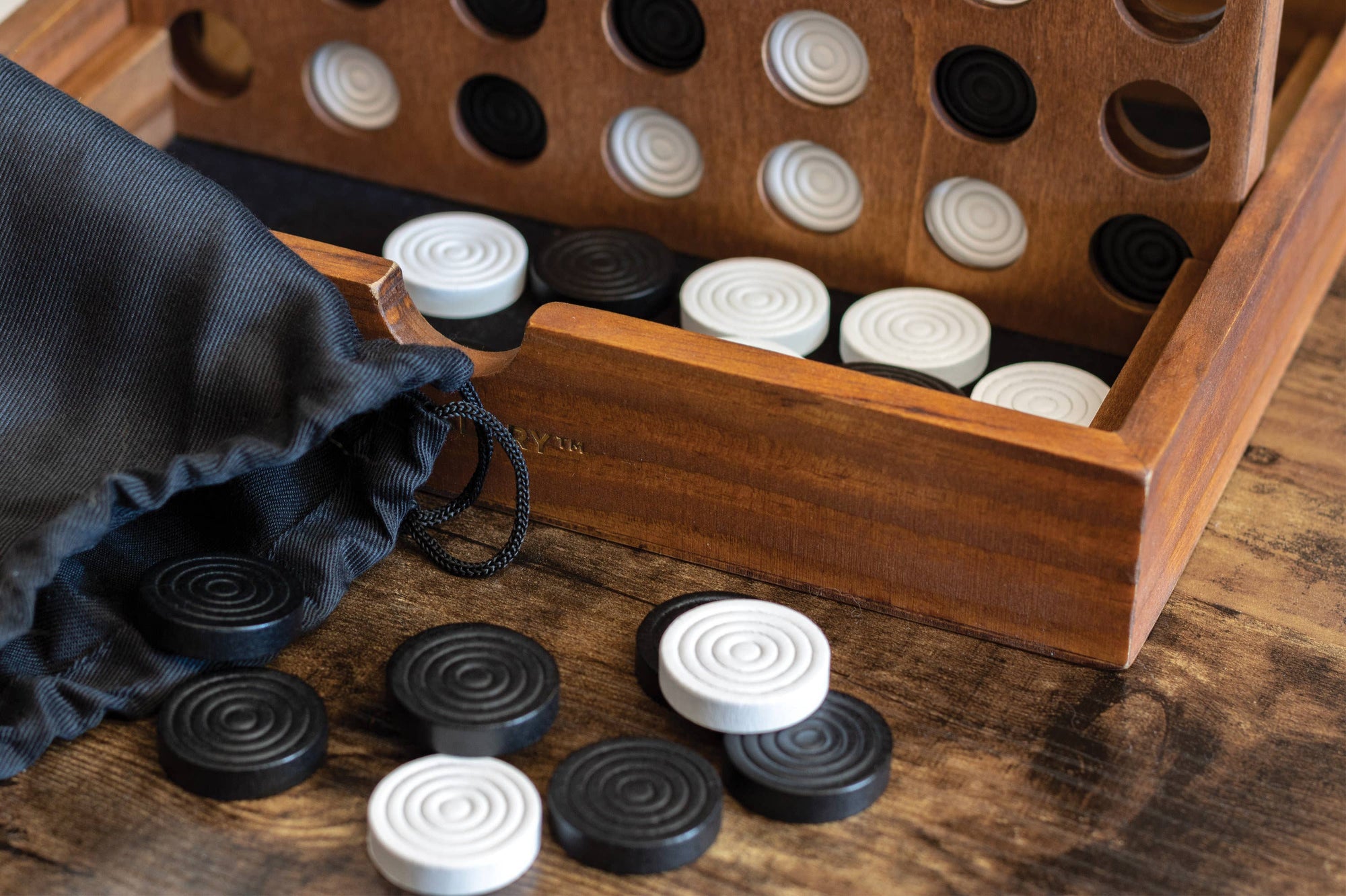 Deluxe Connect Four Wooden Game