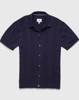 Brent Rib Knit Shirt - Navy Blazer