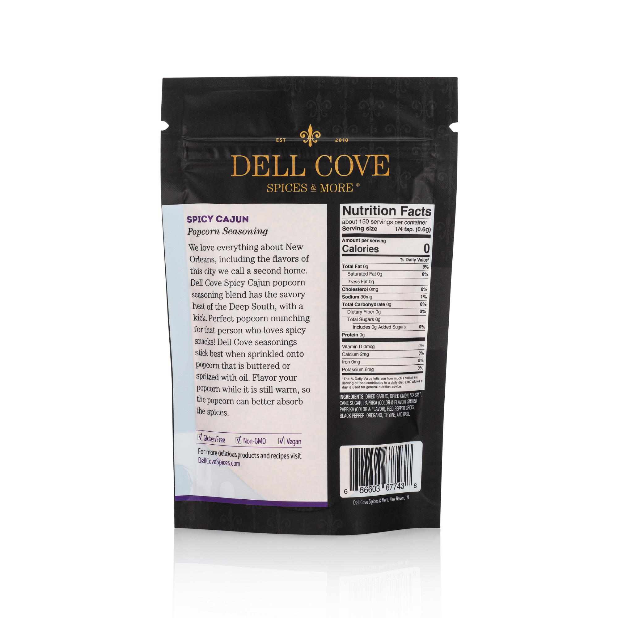 Spicy Cajun Popcorn Seasoning - NOLA New Orleans Louisiana