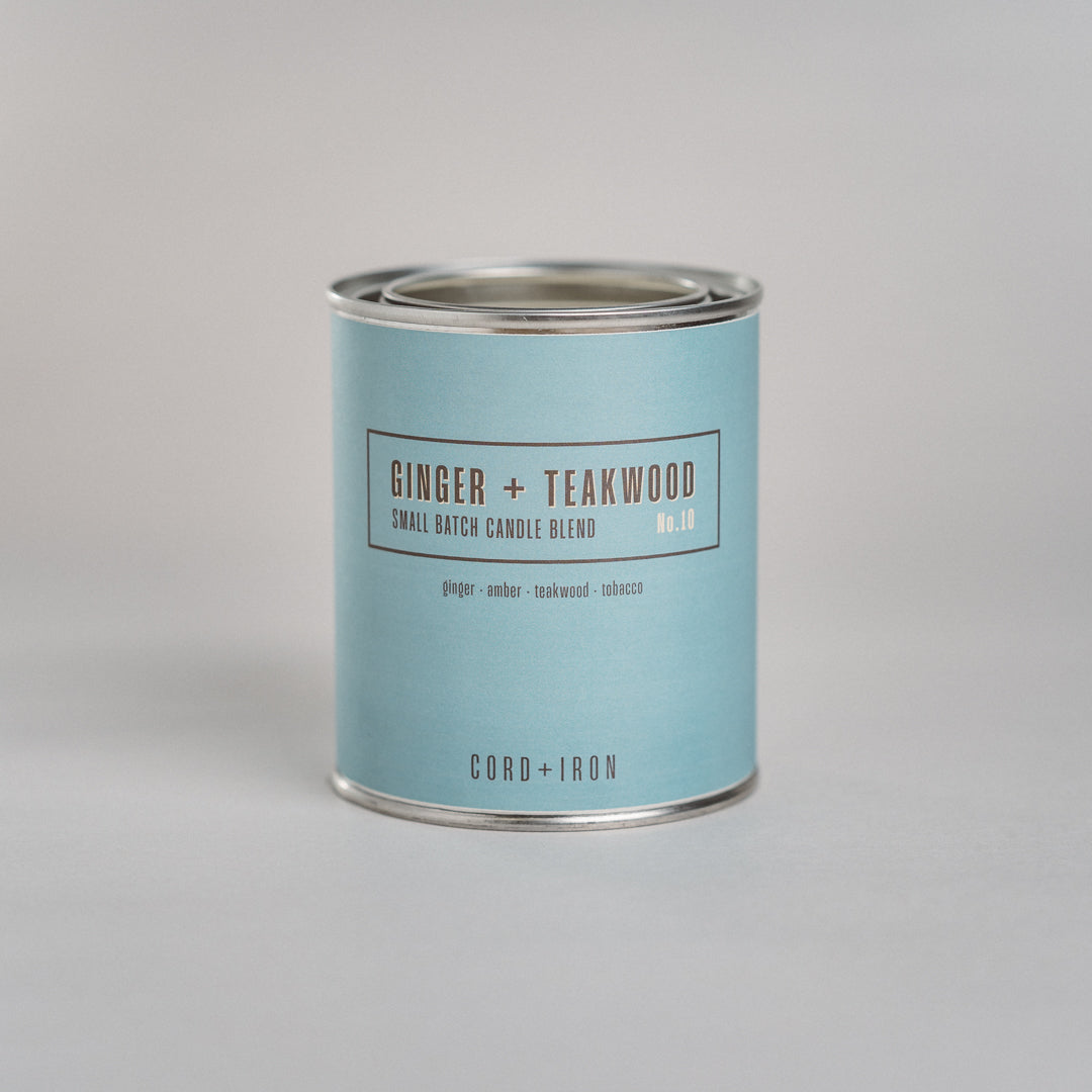 Ginger + Teakwood -  Soy Candle