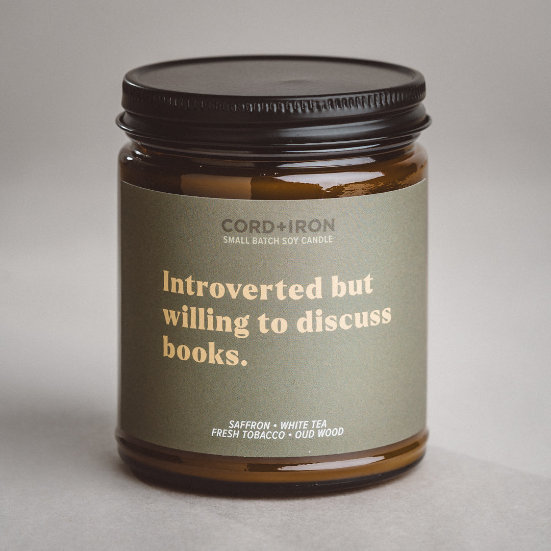 Willing to Discuss Books – Book Lovers Candle