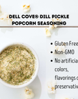 Dill Pickle Popcorn Seasoning - Tangy, Sour Snack Topping