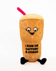 Plush Iced Coffee - I run on caffeine