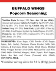 Buffalo Wings Popcorn Seasoning - Spicy Popcorn Flavor