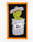 Oscar the Grouch Camp Flag • Sesame Street x Oxford Pennant