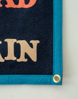 Pretty Good Not Bad I Can't Complain Camp Flag • John Prine x Oxford Pennant