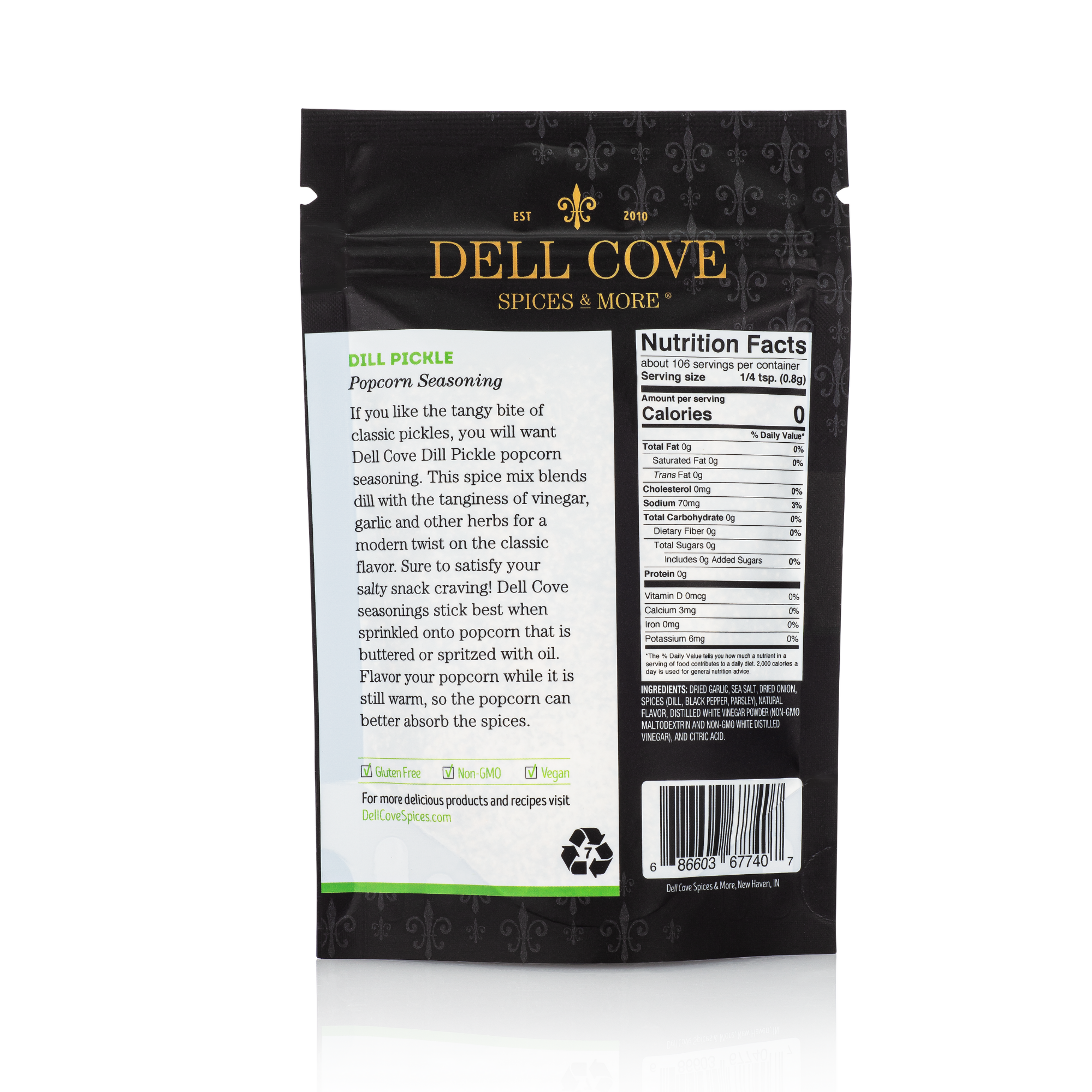 Dill Pickle Popcorn Seasoning - Tangy, Sour Snack Topping