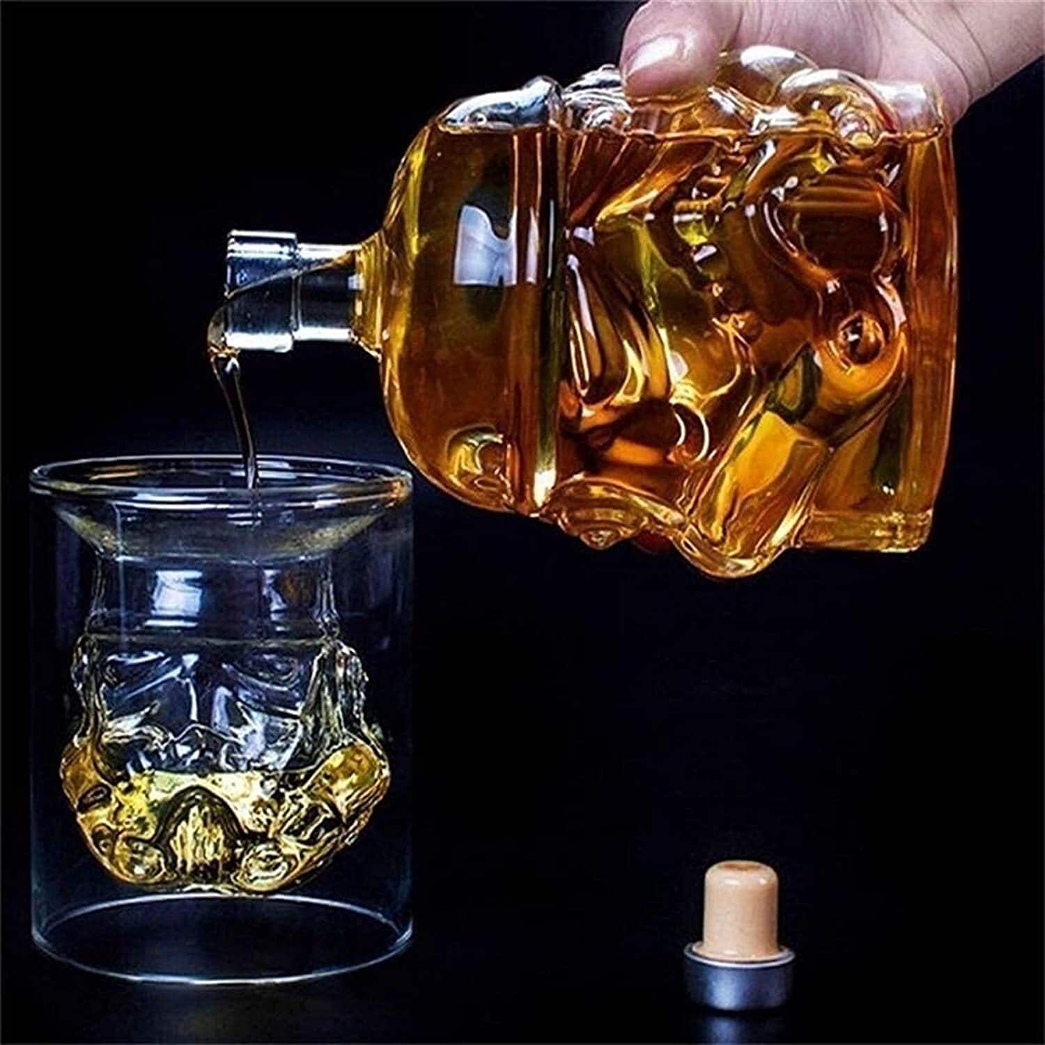 Stormtrooper Decanter and Shot Glasses