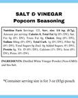 Salt And Vinegar Popcorn Seasoning - Tangy Salty Toppings