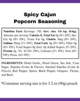 Spicy Cajun Popcorn Seasoning - NOLA New Orleans Louisiana