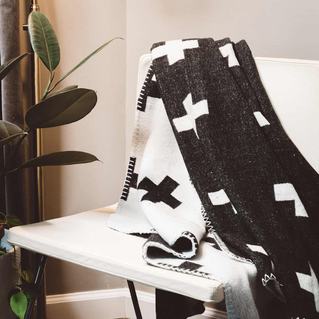 Swiss Cross Reversible Throw