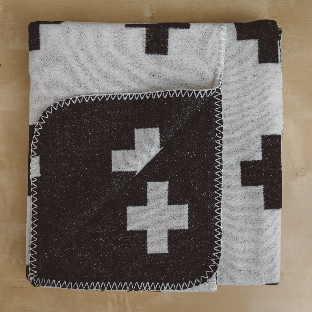 Swiss Cross Reversible Throw