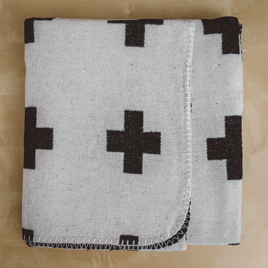 Swiss Cross Reversible Throw