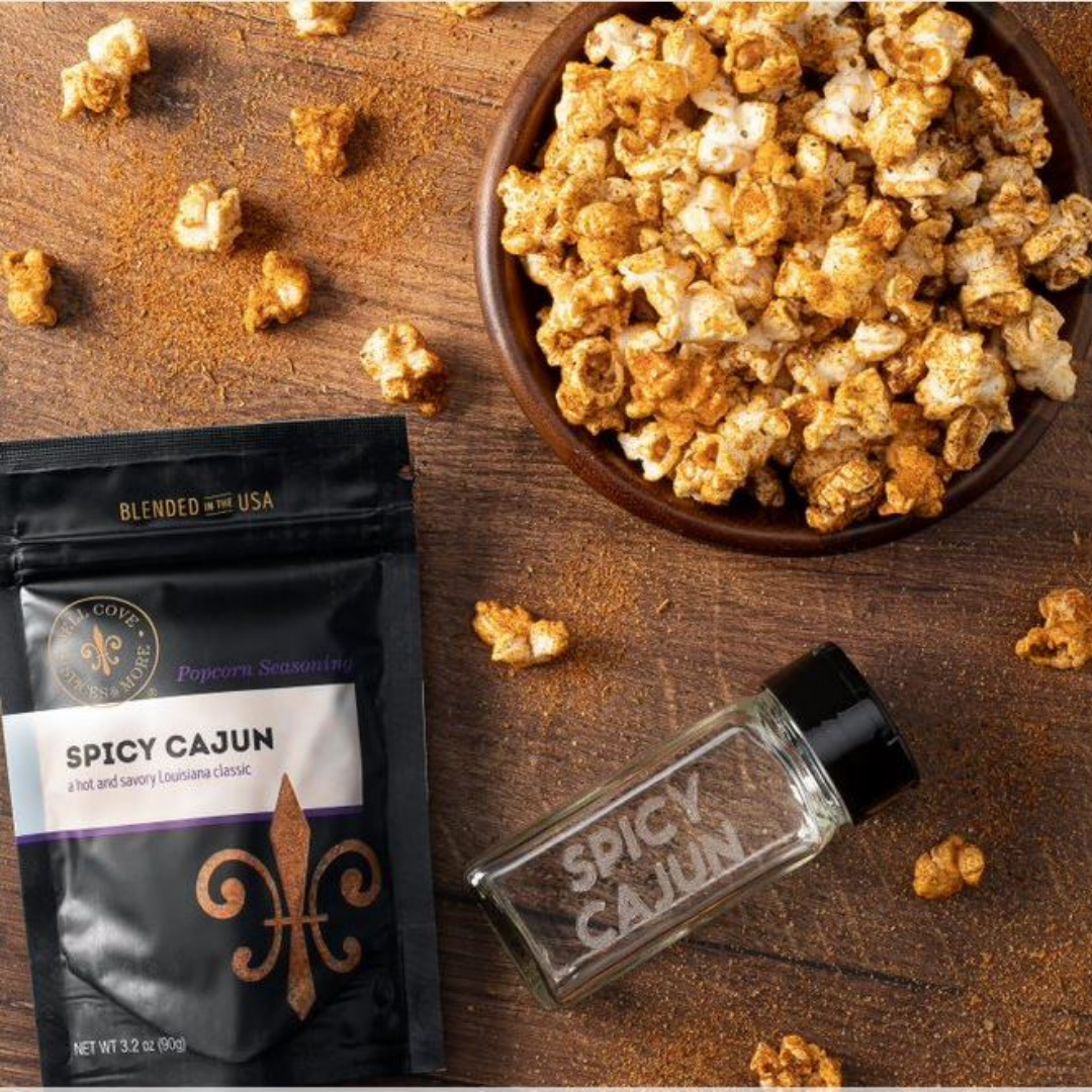 Spicy Cajun Popcorn Seasoning - NOLA New Orleans Louisiana