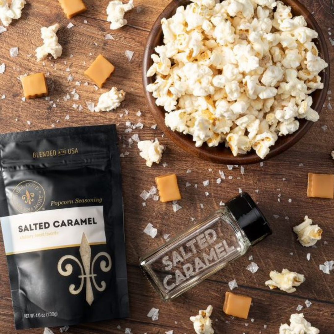 Salted Caramel Popcorn Seasoning - Gluten Free Caramel Corn