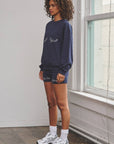 Los angeles french terry crewneck sweatshirt