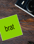 Brat Charli XCX Album Coaster