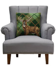 Deer Plaid Hook Pillow