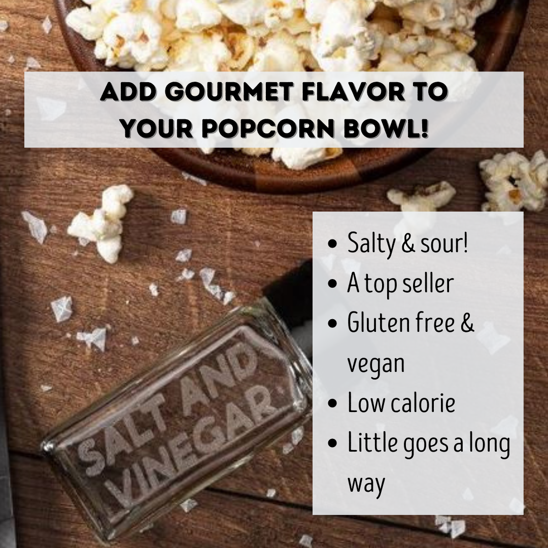 Salt And Vinegar Popcorn Seasoning - Tangy Salty Toppings