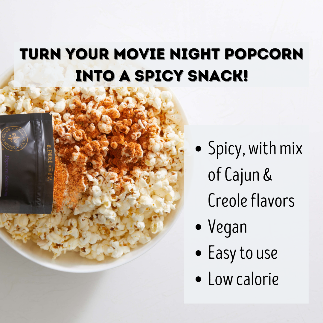 Spicy Cajun Popcorn Seasoning - NOLA New Orleans Louisiana