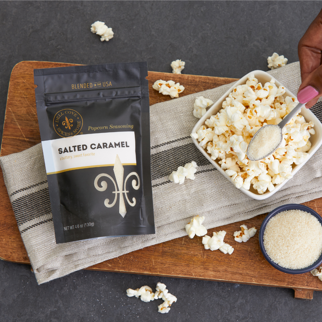 Salted Caramel Popcorn Seasoning - Gluten Free Caramel Corn