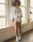 Los angeles french terry crewneck sweatshirt