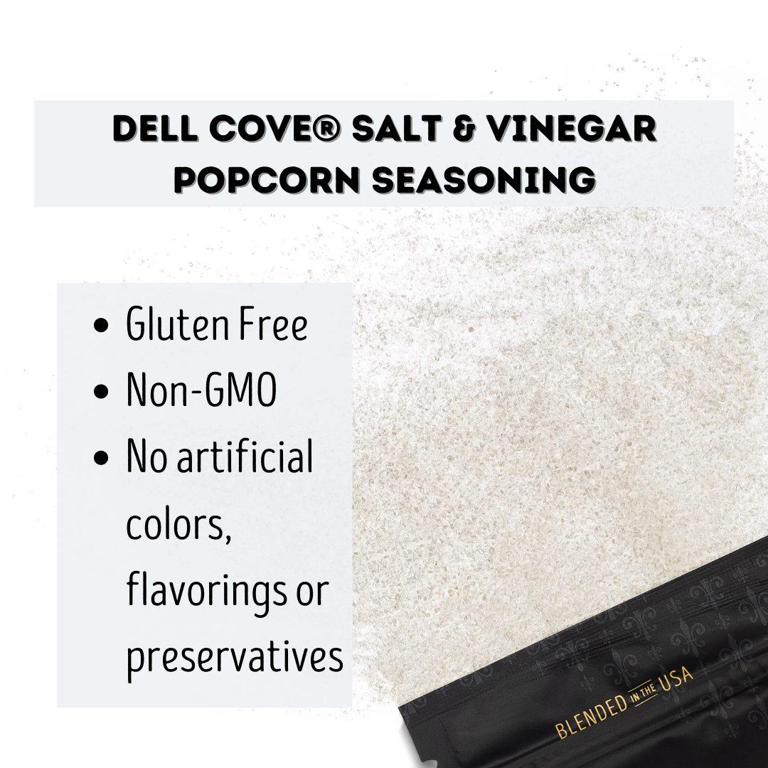 Salt And Vinegar Popcorn Seasoning - Tangy Salty Toppings