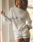Los angeles french terry crewneck sweatshirt