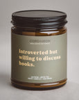 Willing to Discuss Books – Book Lovers Candle