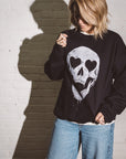Heart Eye Skull Crewneck Sweatshirt