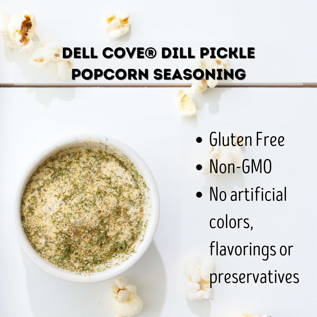 Dill Pickle Popcorn Seasoning - Tangy, Sour Snack Topping