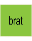 Brat Charli XCX Album Coaster