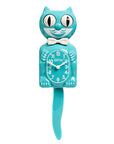 Vibrant Blue Turquoise Kit-Cat Klock