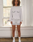 Los angeles french terry crewneck sweatshirt