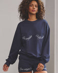 Los angeles french terry crewneck sweatshirt