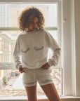 Los angeles french terry crewneck sweatshirt
