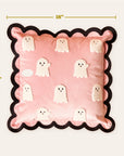 Scalloped Square Throw Pillow-Boo Crew