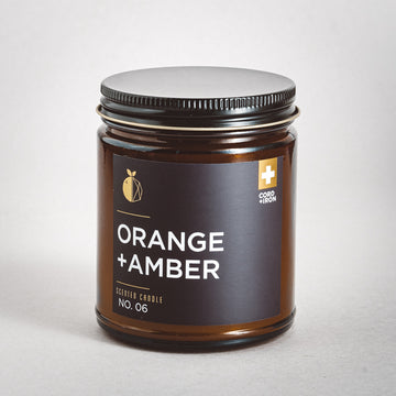 Orange + Amber - Amber Jar Candle