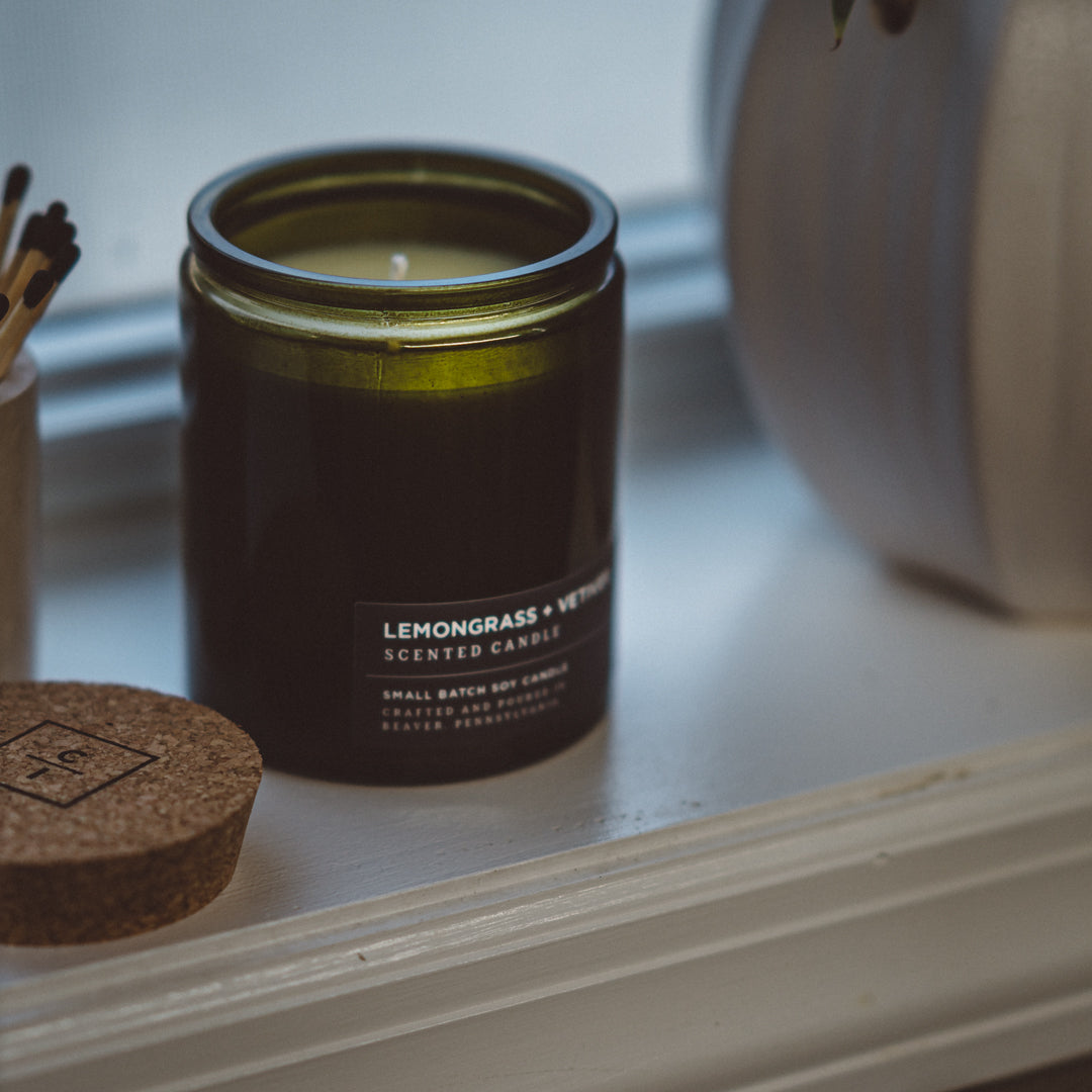 Lemongrass + Vetiver -  Candle