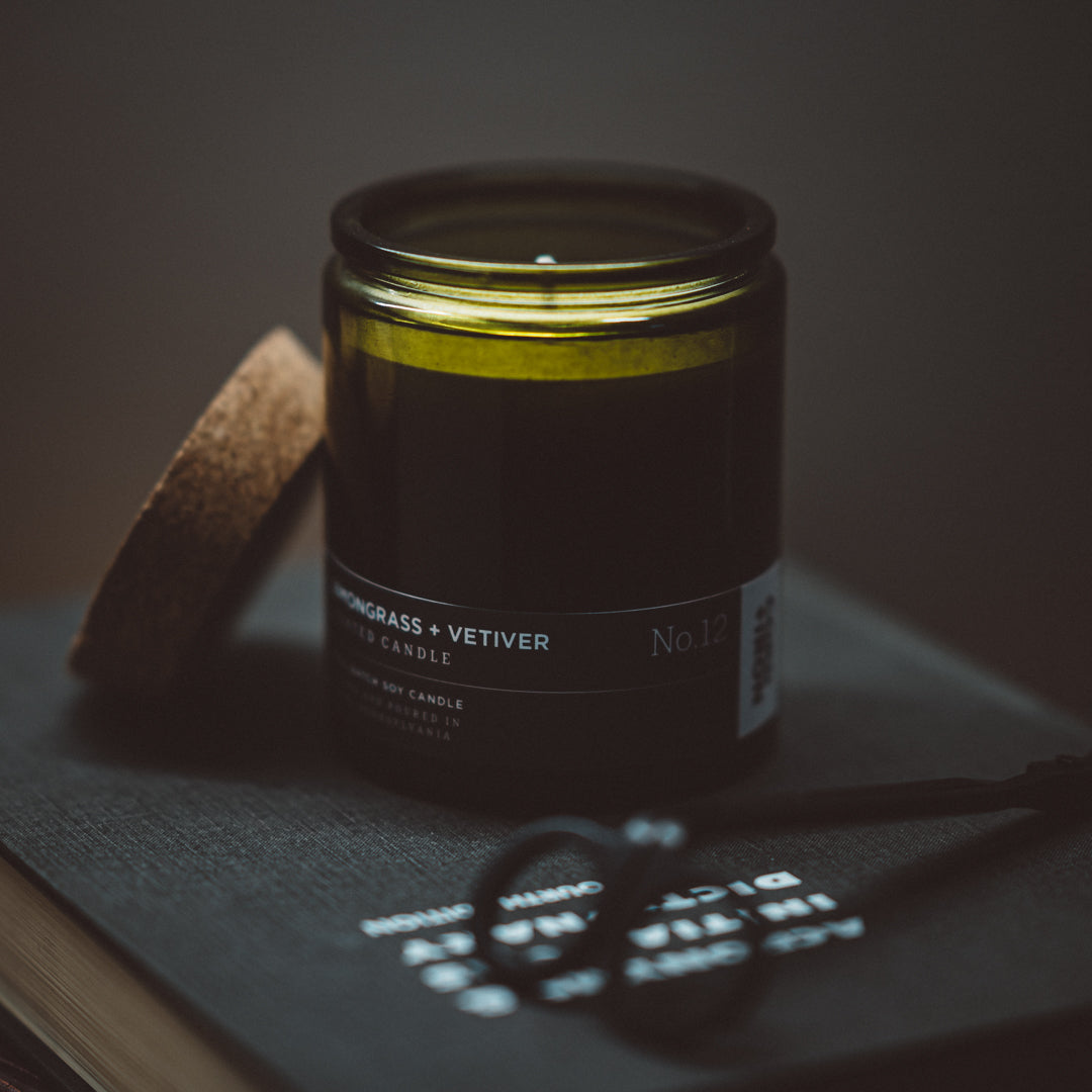 Lemongrass + Vetiver -  Candle